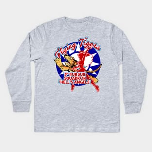 Flying Tigers Kids Long Sleeve T-Shirt